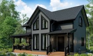 Проекты каркасных домов с террасой от 3676 рублей | Строй-Вкс