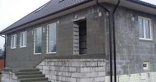 Фасад из газобетона для дома в Выксе - Строй-Вкс, качественная отделка от 2101 руб.