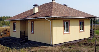 Одноэтажный дом из панелей под ключ в Выксе - Строй-Вкс от 136526 рублей